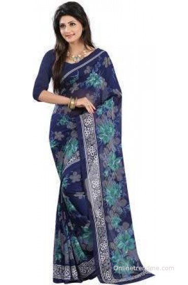 Ishin Printed Fashion Georgette Sari